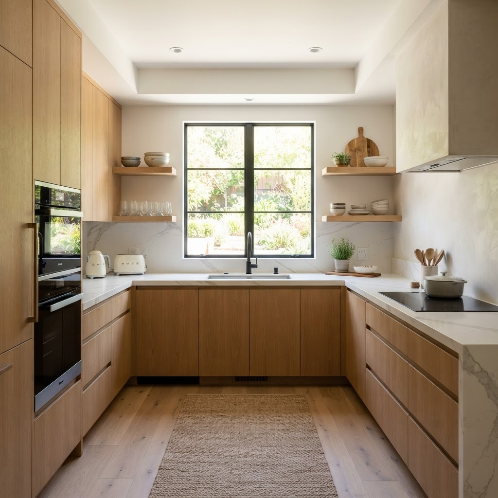 Ejemplo de cocina en u